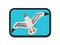 Seagull In Flight Marine Bird Multi-Color Embroidered Iron-On or Hook & Loop Patch Applique